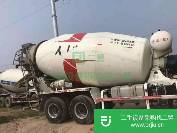出售17年7月三一C8攪拌罐車. 14方國五排放 包過戶