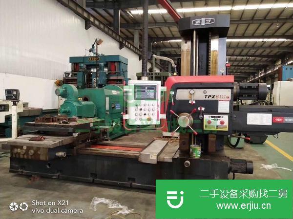 轉讓二手中捷T6111臥式鏜銑床 全新安裝未用