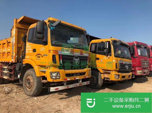 低價出售兩臺14年歐曼自卸車，大箱長度5米8，國四，車況原版，手續齊全