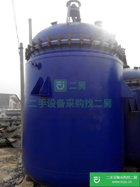 轉讓出售九成新二手搪瓷反應釜 二手反應釜