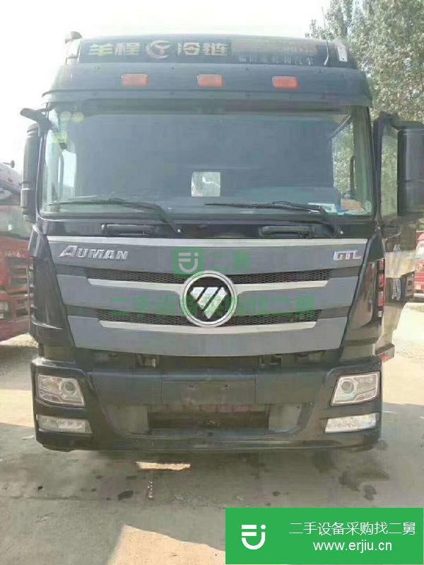 出售14年國四歐曼二手半掛牽引車
