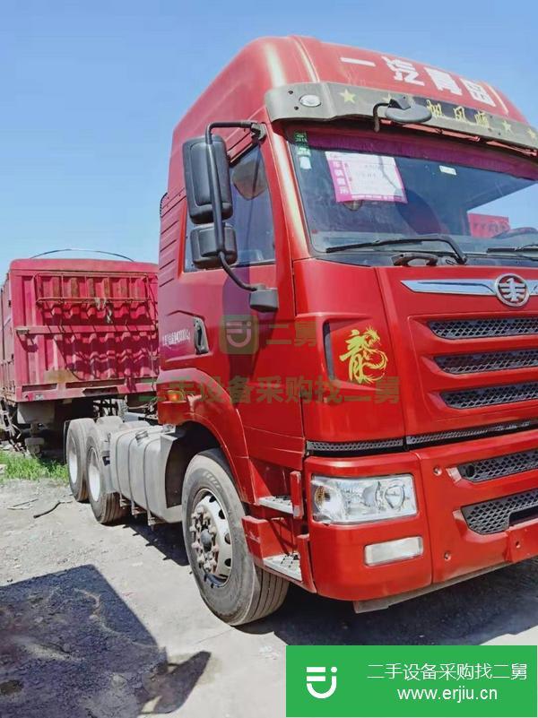 轉(zhuǎn)讓到家一批16年二手解放牽引車 350馬力 雙驅(qū)輕體