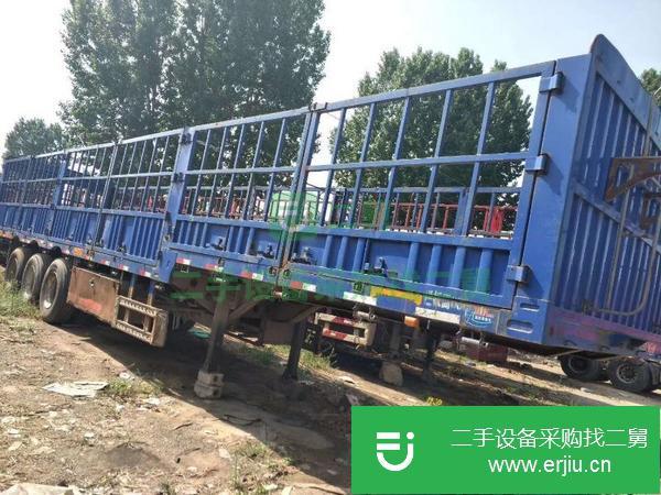 轉讓13米高低板倉欄半掛車