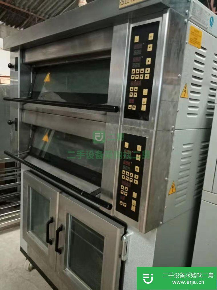 轉(zhuǎn)讓:新麥二層四盤電烤箱平爐加醒發(fā)箱組合蛋糕面包烘焙類設(shè)備