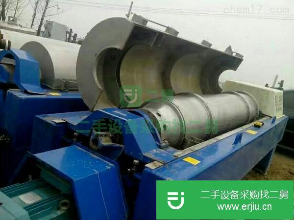出售二手臥式螺旋沉降離心機一批 工廠停產現低價出售一批九成新臥螺離心機