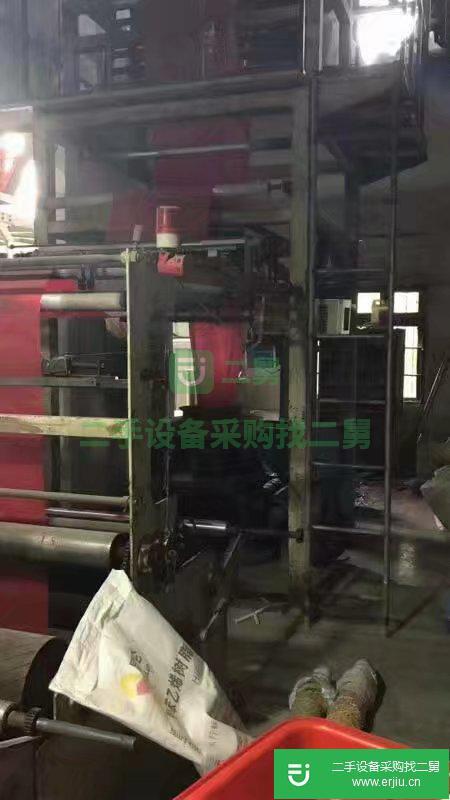 出售二手印刷設備1300型吹膜機 旋轉膜頭 雙收料
