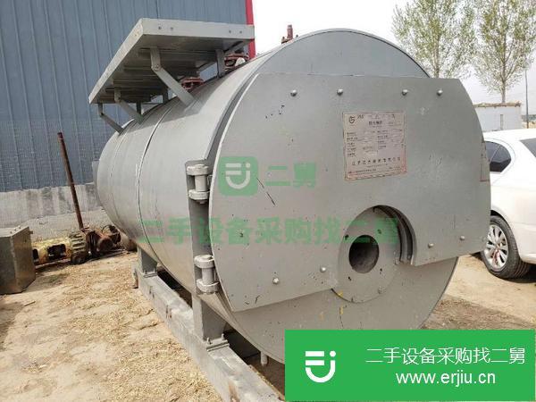 轉讓急售現貨四方1.5噸燃氣熱水鍋爐7公斤壓力大型賓館洗浴的利器