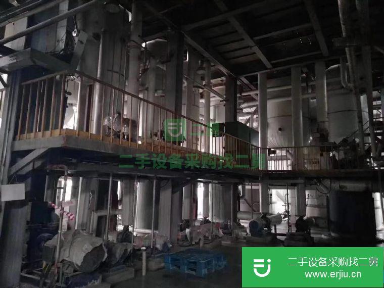 轉讓:全316材質45噸5效降膜蒸發器在位出售