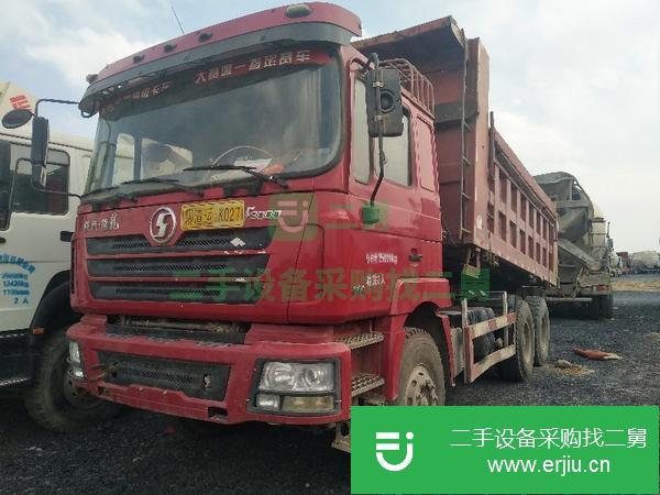 轉讓二手陜汽德龍F3000后八輪自卸車6.5米 原車手續 包提檔支持分期