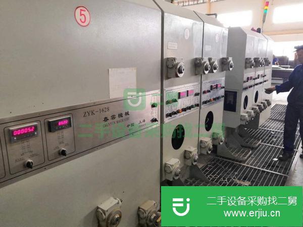 轉讓上海春云高速紙箱水墨印刷開槽機