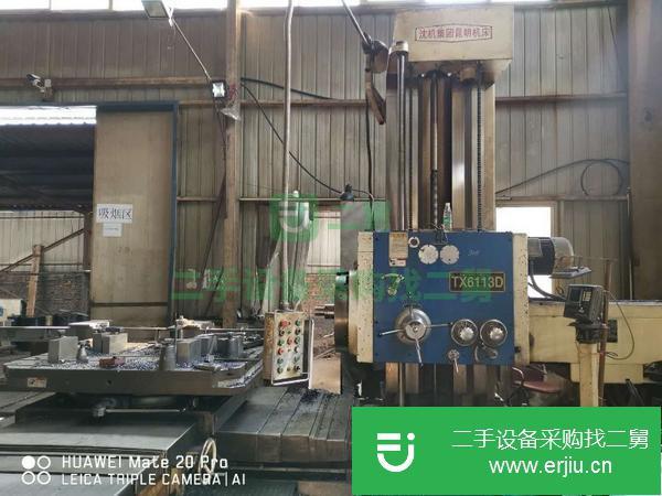 轉讓沈陽昆機TX6113D數顯臥式銑鏜床型號TX6113D