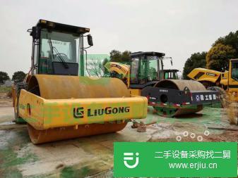 隴南二手九成新的26噸壓路機