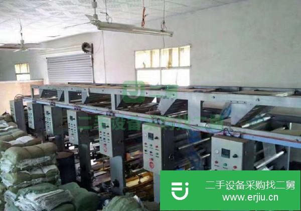 轉讓急急急售850寬幅印刷機一臺,七色九組,雙放雙收, ,自動張力配置高,