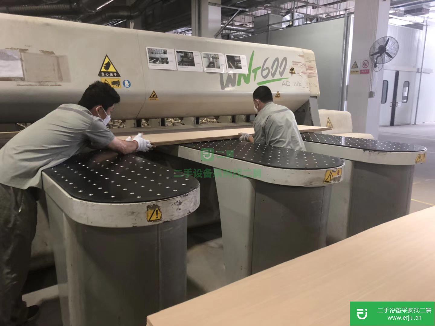 出售二手木工機械 二手比亞斯重型后上料電子鋸