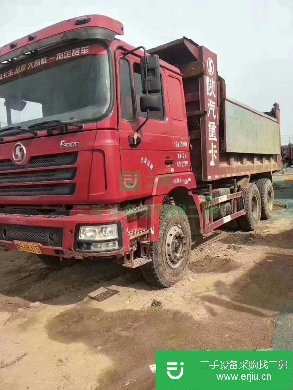 轉(zhuǎn)讓處理二手工程渣土車德龍5米8 二手后八輪工程自卸車