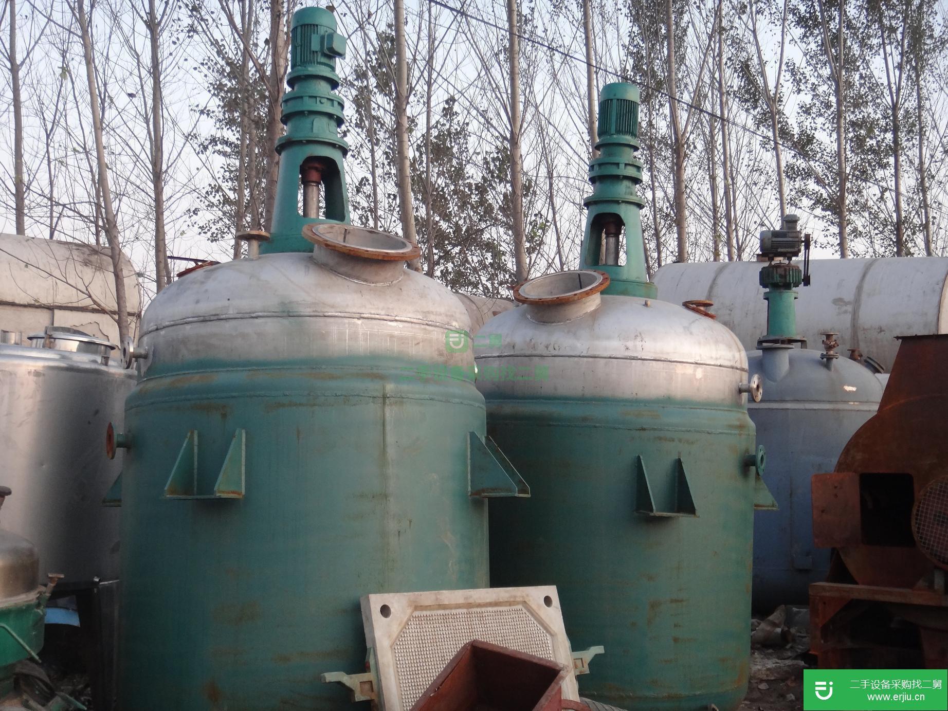 轉讓出售二手10噸不銹鋼反應釜，15噸不銹鋼反應釜，二手316不銹鋼反應釜