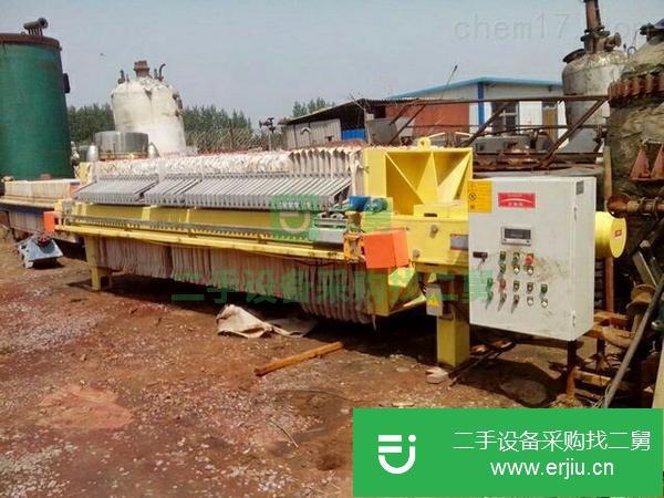 壓濾機  二手壓濾機出售 轉讓100平方二手隔膜壓濾機 板框壓濾機