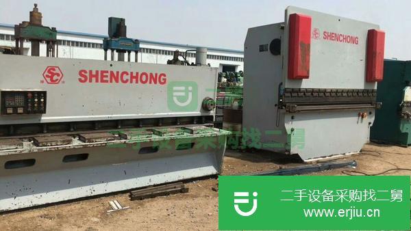 轉(zhuǎn)讓無錫神沖大品牌，160×3200+6×3200閘式剪板機！，