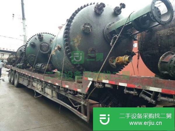 轉(zhuǎn)讓二手反應(yīng)釜 不銹鋼反應(yīng)釜 搪瓷 500-5000升 搪瓷完好