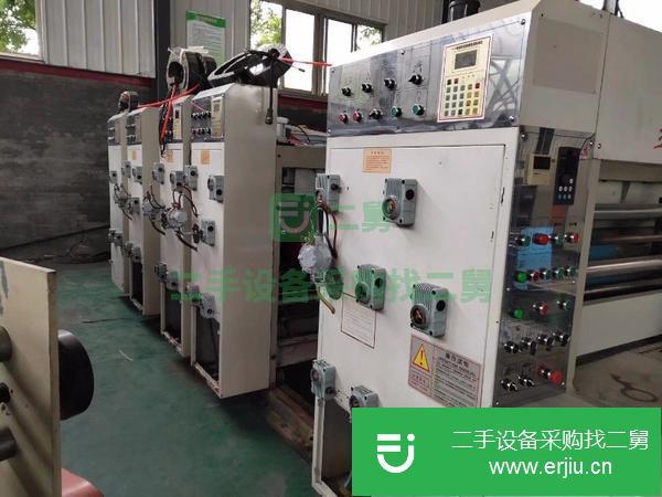 轉讓立飛2600*410四色高速圓模印刷機,紙箱機械
