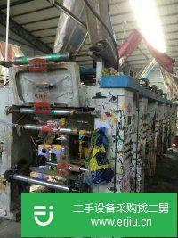 出售二手印刷設(shè)備800五色德光凹印機(jī) 彩印機(jī)