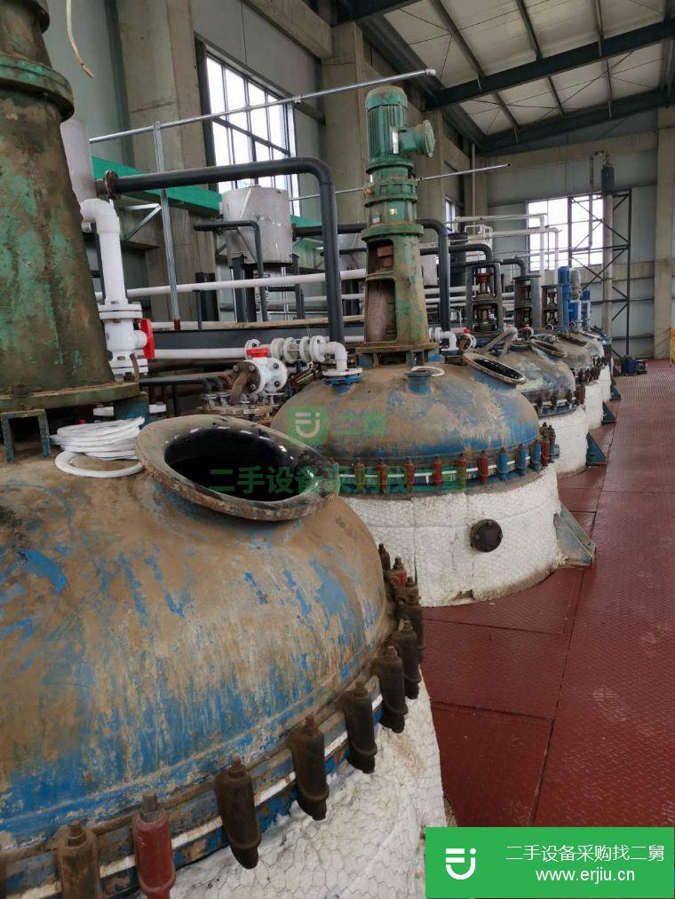 轉讓:供應1000升不銹鋼反應釜 電加熱反應釜 內盤管反應釜 二手反應釜