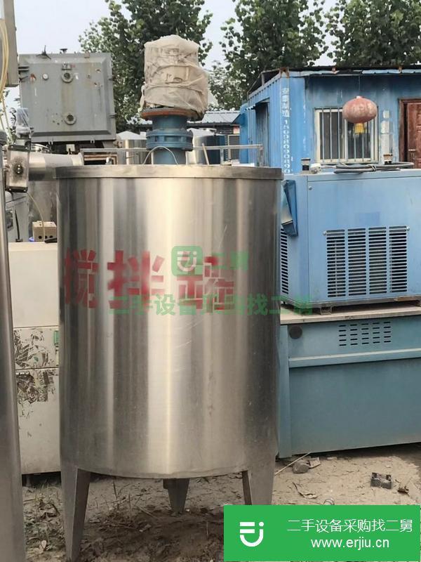 出售二手攪拌罐  不銹鋼攪拌罐 電加熱乳化攪拌罐等