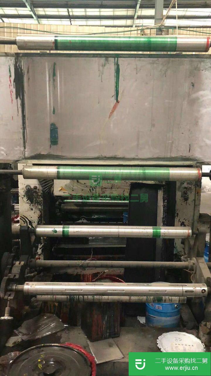 出售二手1000型三色無(wú)軸凹印機(jī)