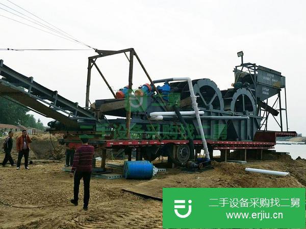轉讓二手洗沙機,洗沙輪,破碎制砂機,移動式破碎設備