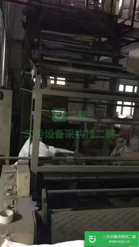 出售二手印刷設備1300型吹膜機 旋轉膜頭 雙收料