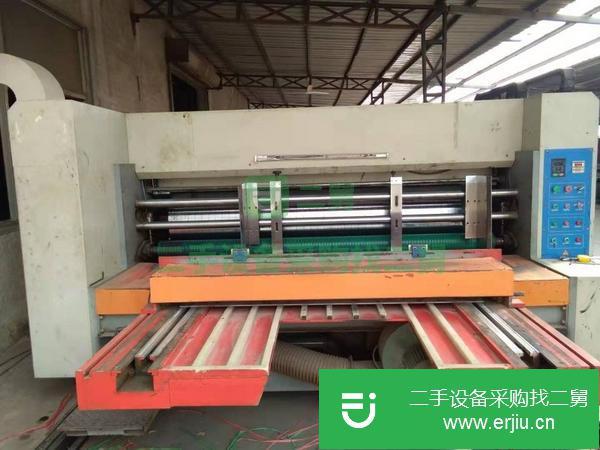 出售后踢兩色印刷圓摸機280×480紙箱印刷機