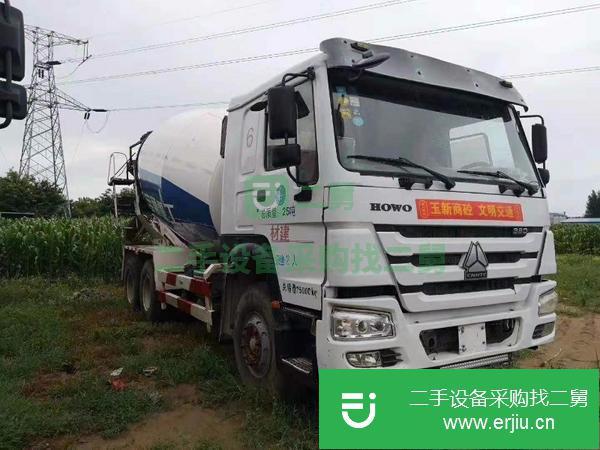 轉讓精品現車14年國四,大14拉16方攪拌罐車,