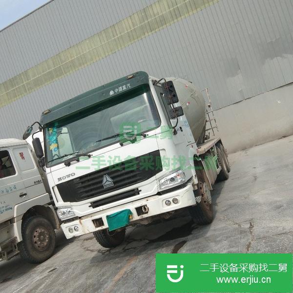 低價出售二手的國三豪沃,大十四拉十六攪拌車