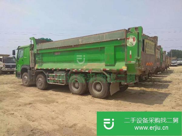 轉讓17年國五豪沃綠色環保自卸車  前四后八輪