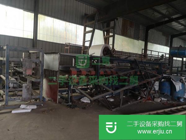 出售 二手彩鋼瓦巖棉泡沫復合機