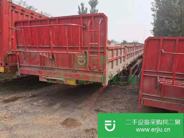 急轉一批二手13米標車自卸半掛車 車況好