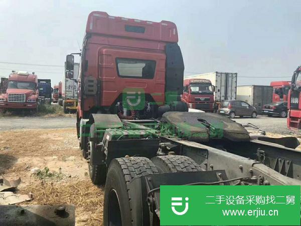 轉讓二手15年解放J6雙導向牽引車420馬力 原車手續 包提檔支持分期