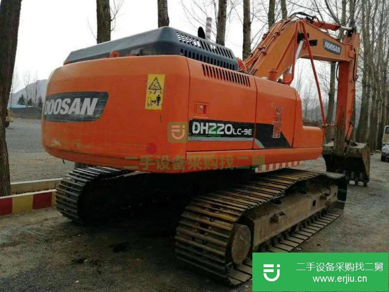 內蒙古出售二手斗山DH220LC-9E挖掘機