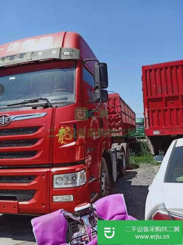 轉(zhuǎn)讓到家一批16年二手解放牽引車 350馬力 雙驅(qū)輕體