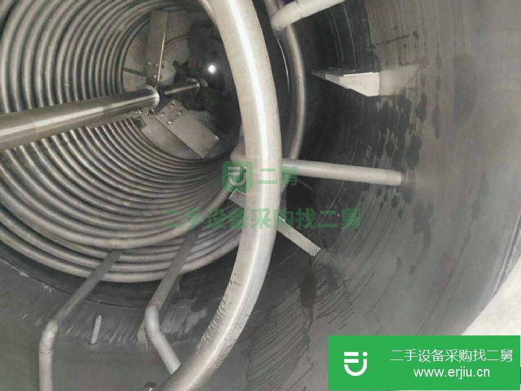 轉讓:出售二手不銹鋼反應釜，二手內外盤管不銹鋼反應釜