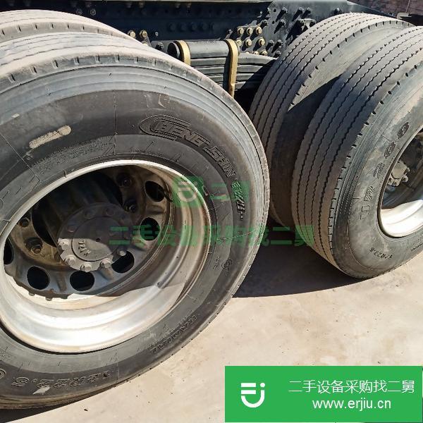 轉讓二手半掛牽引車解放解六17年國五價格優惠可提檔過戶