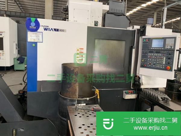 轉(zhuǎn)讓現(xiàn)代威亞2016年型號(hào):F400立式加工中心車床