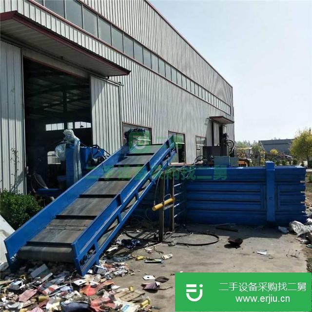 160噸帶門臥式液壓打包機出售