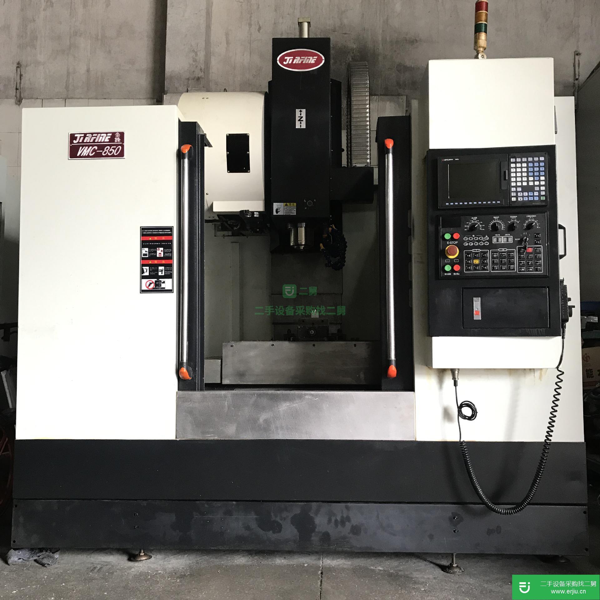 二手加工中心喬峰850三線軌12000轉九成新 立式車床加工中心