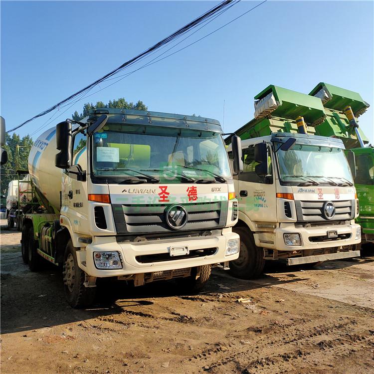 銷售二手混凝土攪拌罐車 二手福田歐曼攪拌車