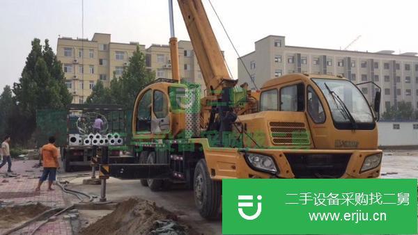 轉讓二手的14年徐工20b吊車.5高臺配重包提檔過戶