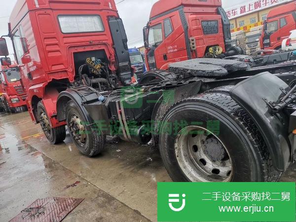 轉讓16年陜汽德龍M3000雙導向車頭,336馬力國四排放牽引車可以分期,