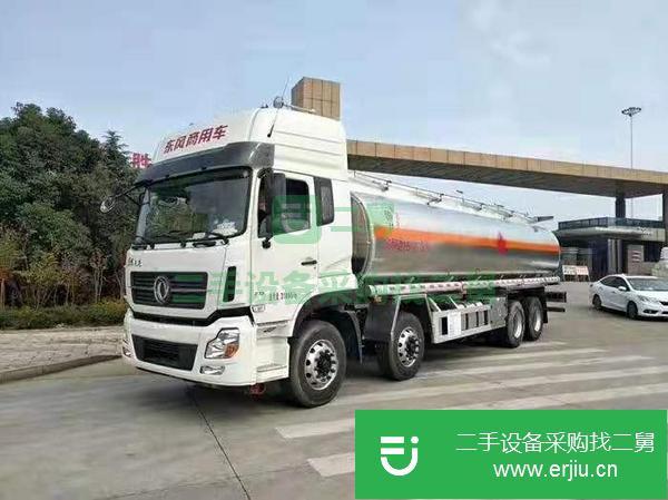 轉讓東風天龍前四后八27.5方油罐車  汽柴油罐式運輸車