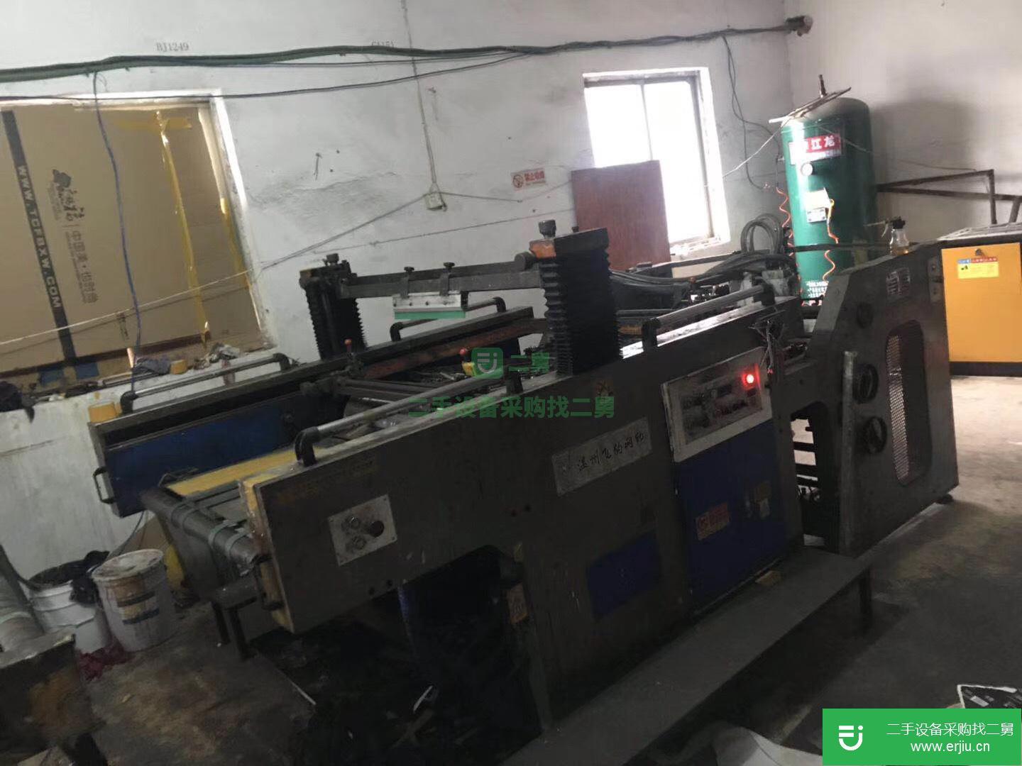 出售13年瑞安飛豹1020全自動絲印機。