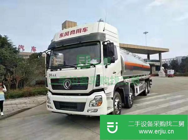 轉讓東風天龍前四后八27.5方油罐車  汽柴油罐式運輸車